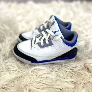 Toddler Jordan 3 Retro Size 10c. Black/Blue/White